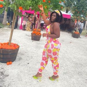 Citrus Custom made body suit